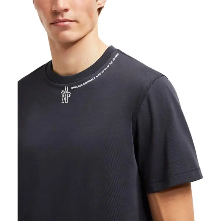 Moncler T Shirt Men's Marine Blue-4
