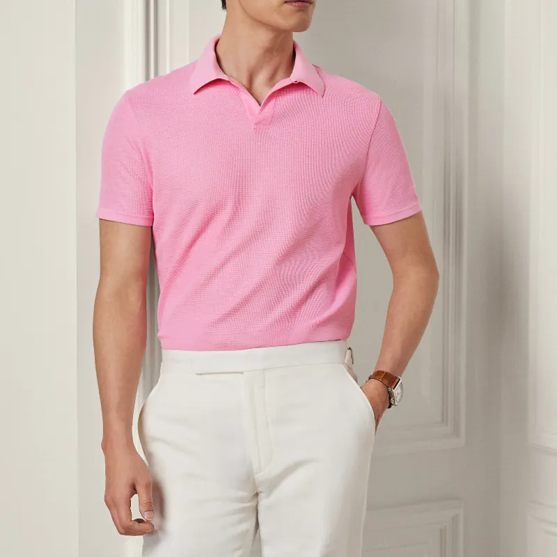 Ralph Lauren Purple Label SS23 Polo Shirt Men's Pink-1
