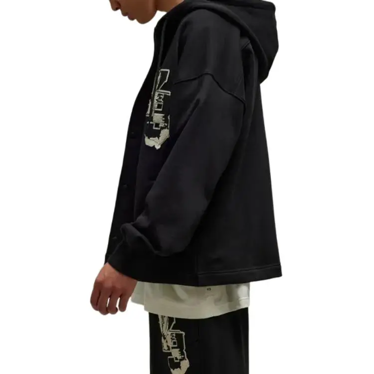 Y-3 Logo-patch Organic-cotton Hoodie-3