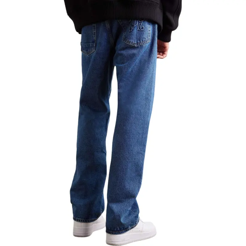 PALM ANGELS Monogram Workwear Denim Jeans-4