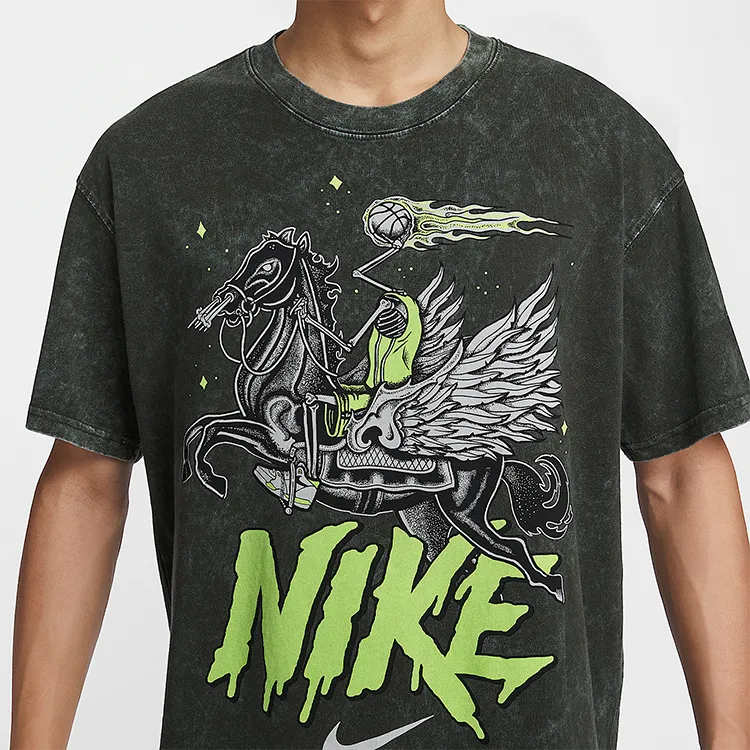 Nike T Shirts Men Sequoia Red-3