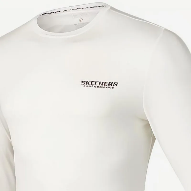 Skechers Basic Sports Series T Shirt Men's Marshmallow White-2
