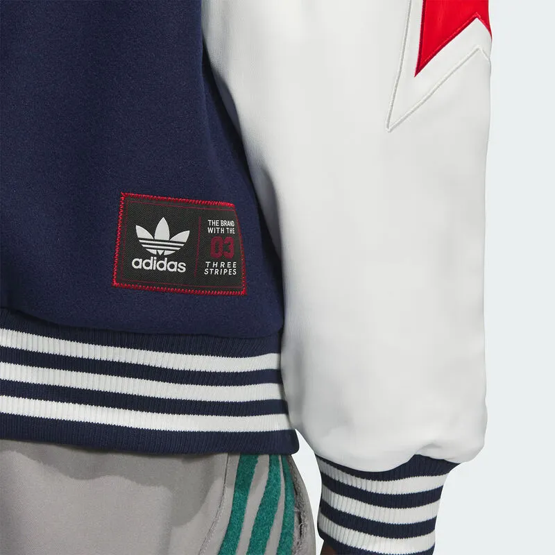 Adidas Originals Jacket Unisex Dark Indigo/Bright White-3