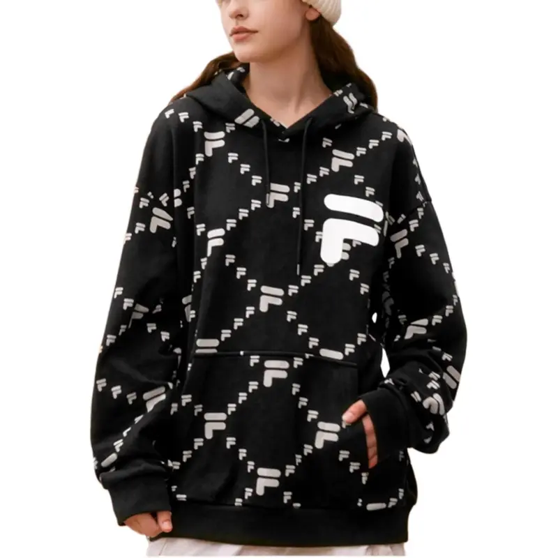 FILA FUSION Sweatshirt Unisex Pitch Black-4