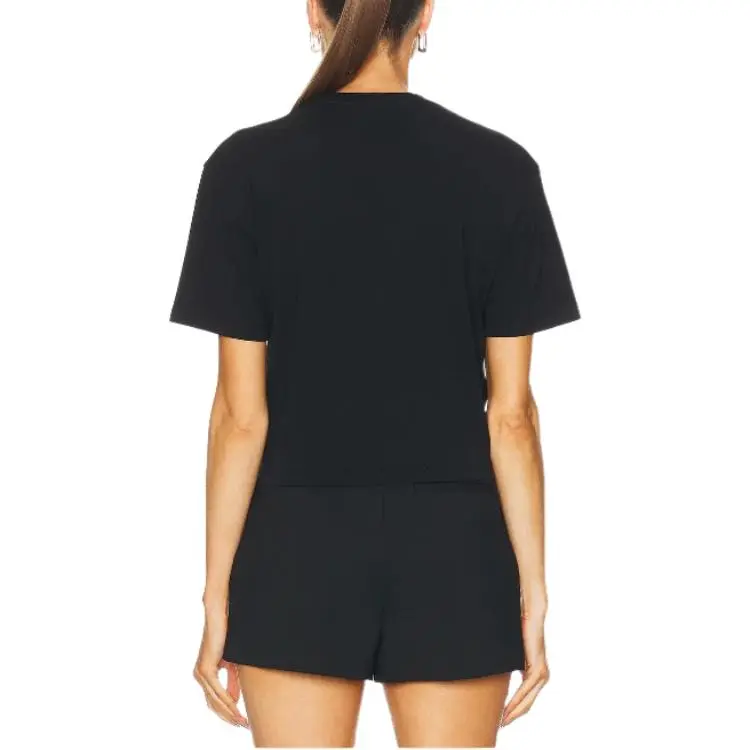VERSACE Strawberry Motif Safety Pin Detailed T Shirt-1