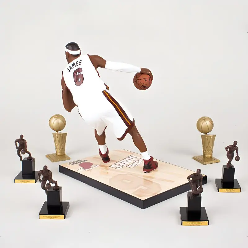 McFARLANE LeBron James Maikfan NBA Collection Special Version Scale Figures 15.2cm-2