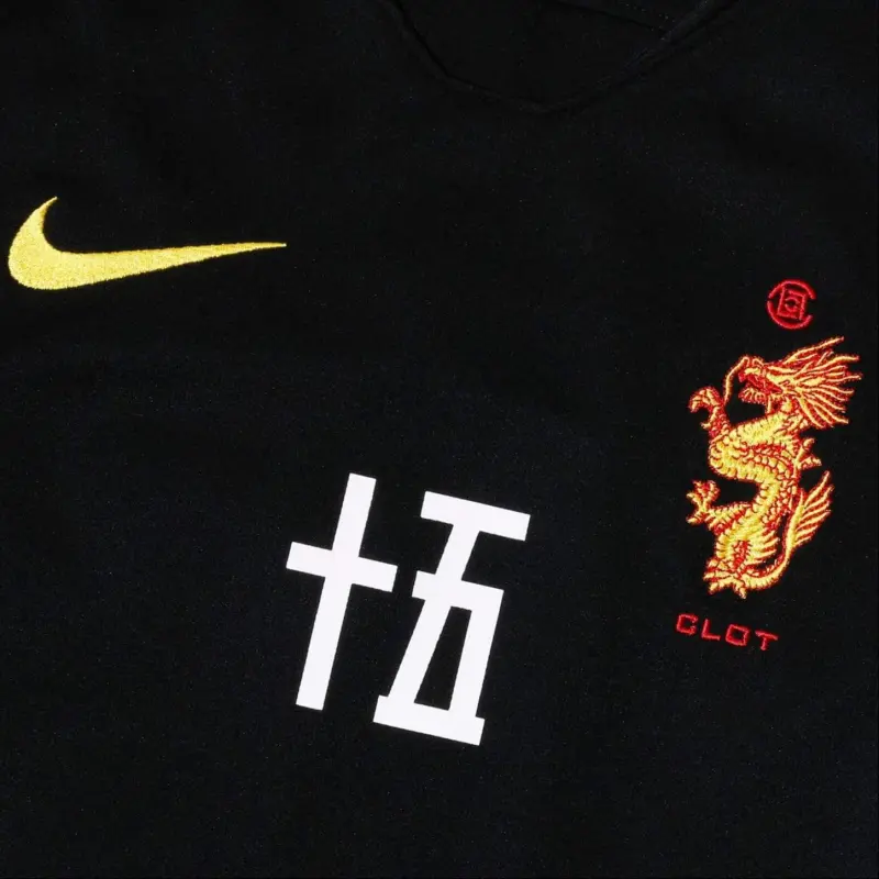 Nike x CLOT T Shirt Men's Black-3