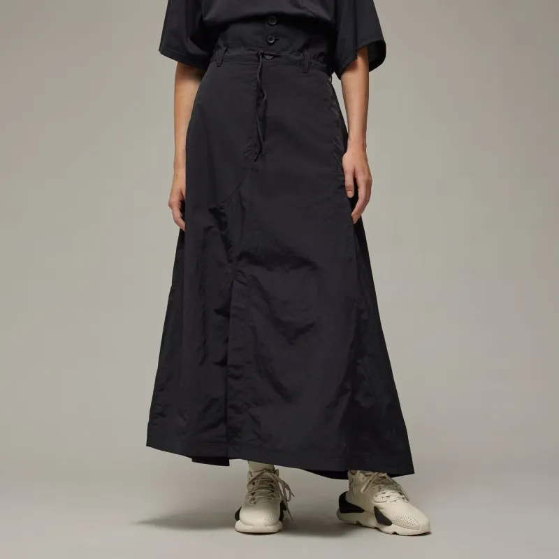 Y 3 Logo print A line Skirt-2