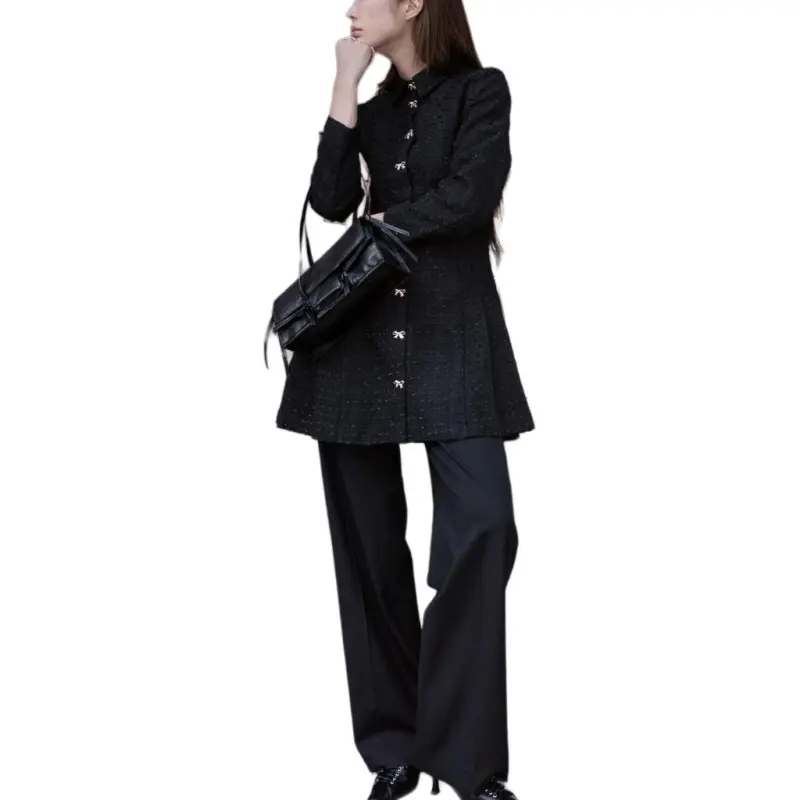 ZARA Long Sleeved Dresses Women's Black-2