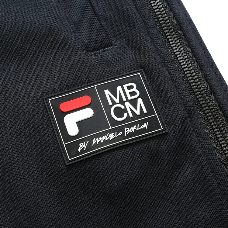 Marcelo Burlon X FILA FUSION Marcelo Burlon Collaboration Collection Knitted Sweatpants Women's Pitch Black-2