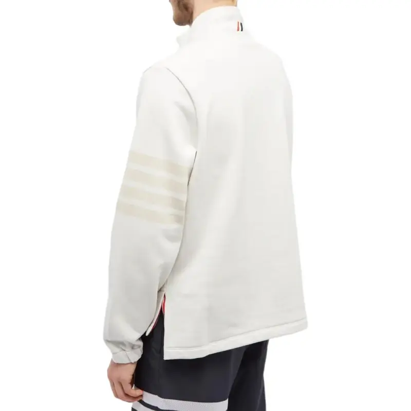 THOM BROWNE· THOM BROWNE FW23 Early Autumn Collection Sweatshirt Men's Ecru-3