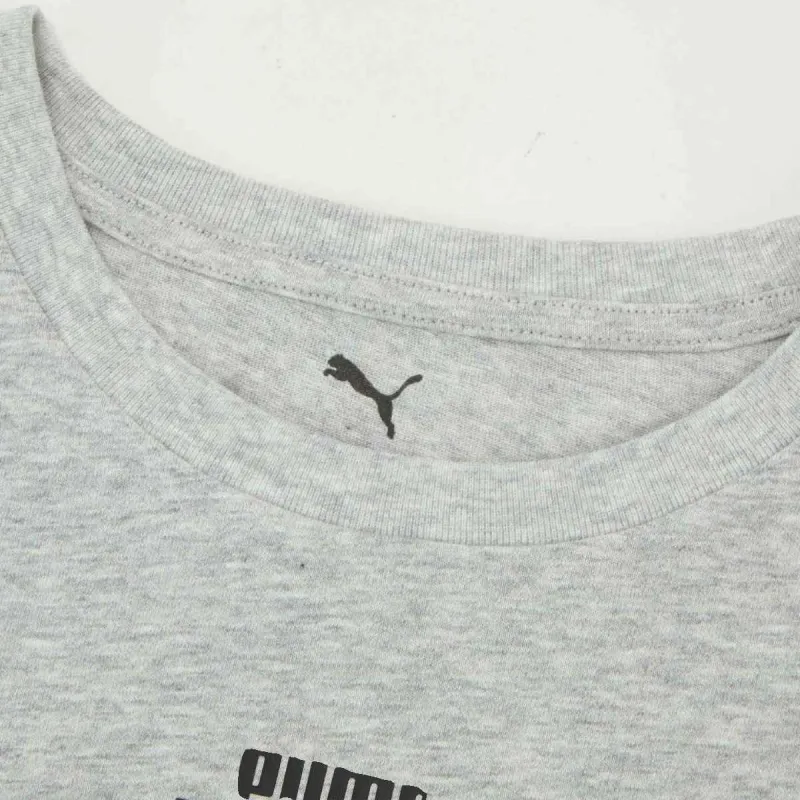 PUMA RAD/CAL LONGSLEEVE GRAPHIC T Shirt Men's Light Mixed Gray-2