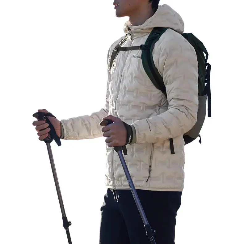 Columbia City Outdoor Collection Down Jacket Men's Ecru-2