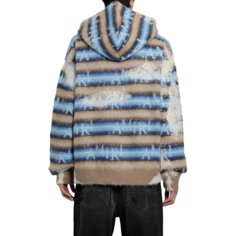 AMIRI Logo Staggered Striped Jumper-4