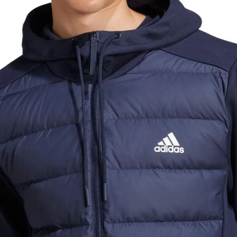 Adidas ESSENTIALS HYBRID DOWN JACKET Down Jacket Men's Legend Ink-5