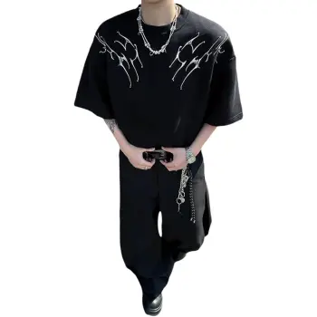 DUATOGE T Shirts Men Black 