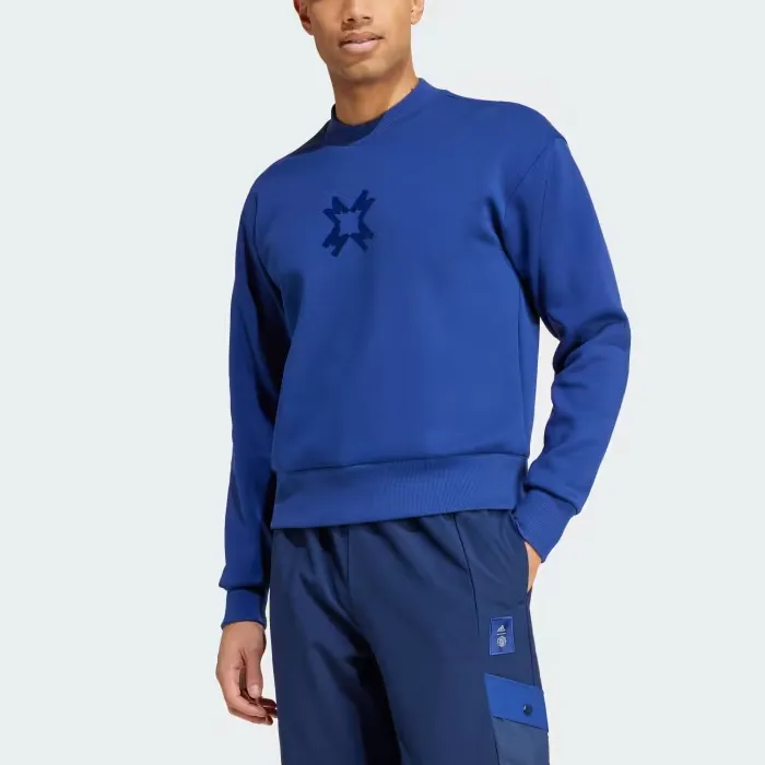 Adidas MANCHESTER UNITED THEATRE OF DREAMS SS24 Sweatshirt Men's Blue-1