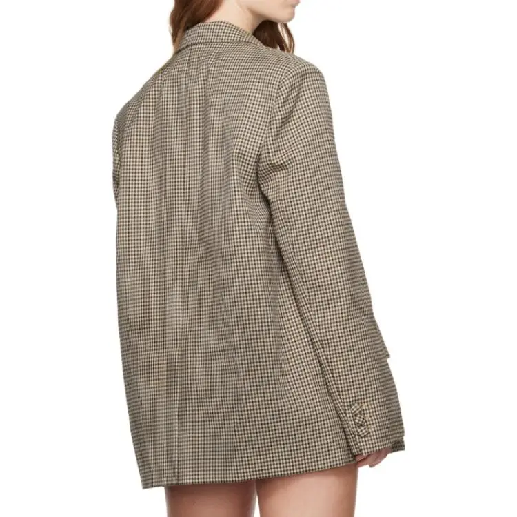 WE11DONE Check Blazer-5