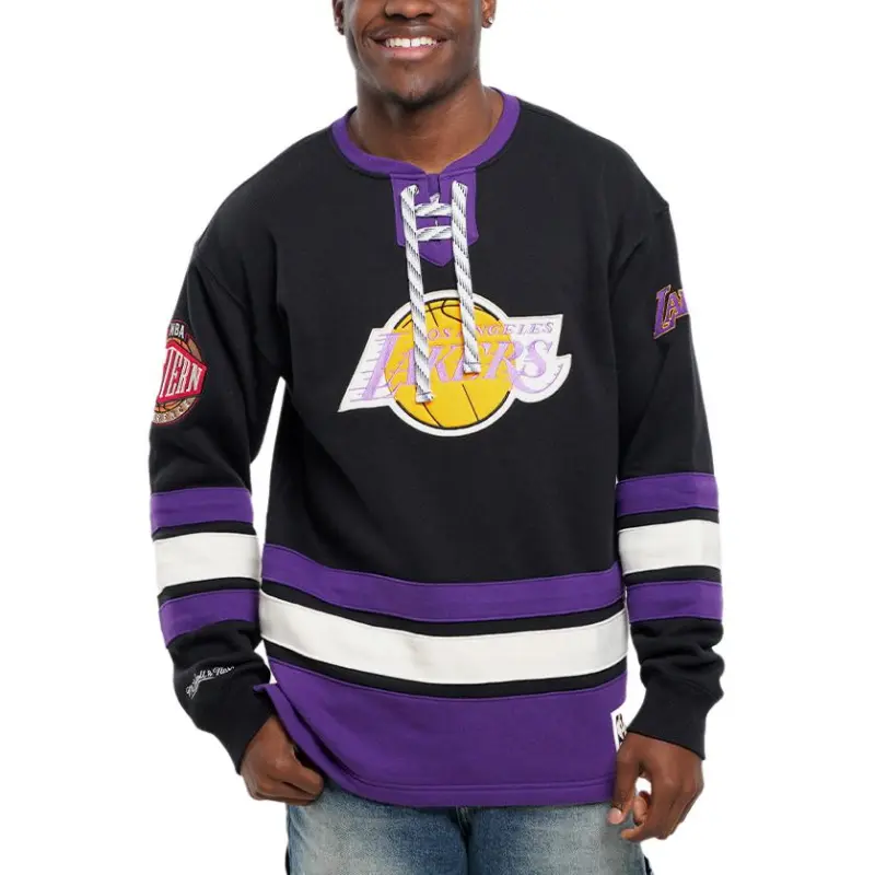 NBA Los Angeles Lakers Sweatshirt Men's Black-2