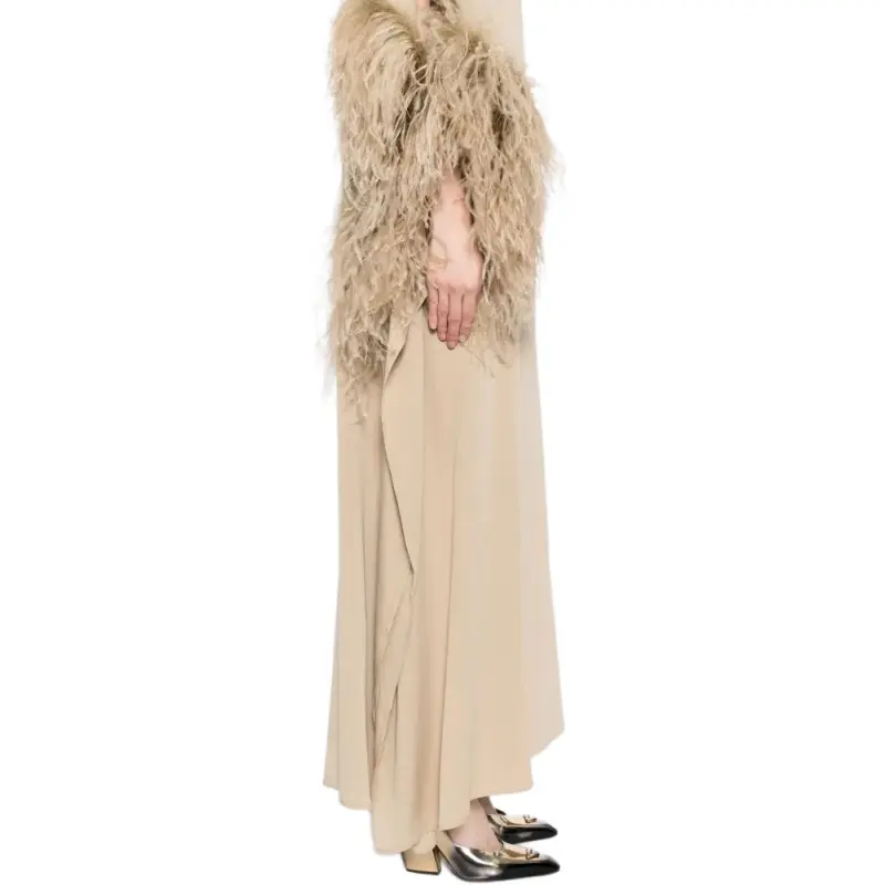 Ferragamo Faux fur Detail Dress-4
