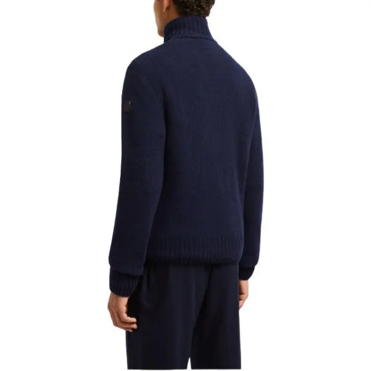 Moncler Zip Up Knit Sleeved Padded Cardigan-4