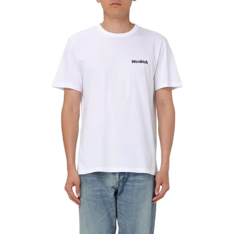 WOOLRICH Logo Detailed Crewneck T Shirt-2