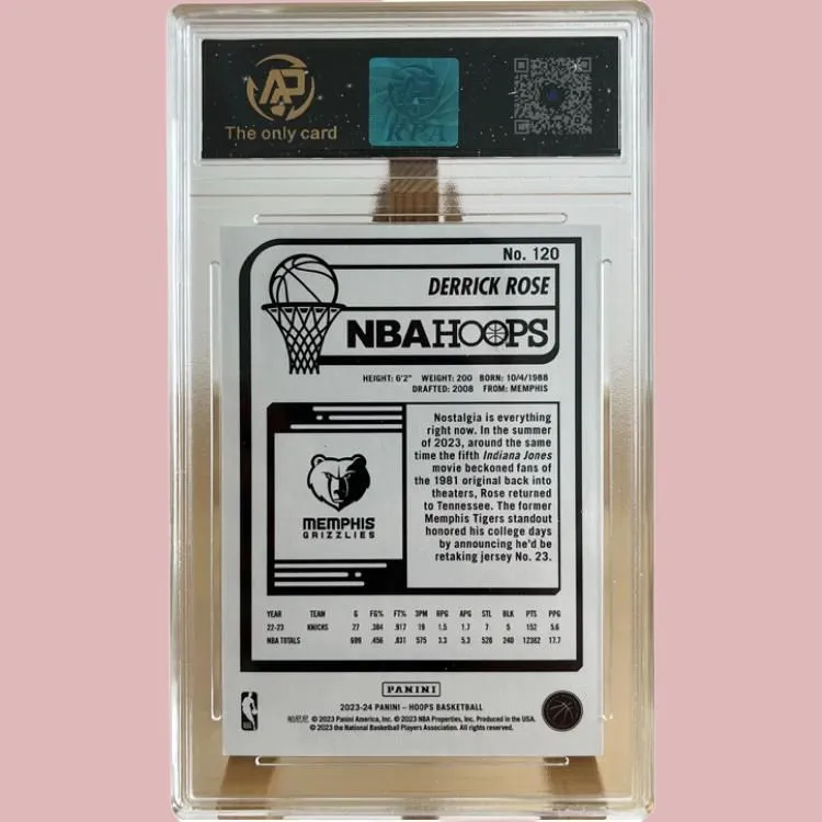 PANINI Derek Ross Grizzlies 99 Pc Holographic Card 28/99 Player Card 9/10 Graded Cards 1 Pc-3