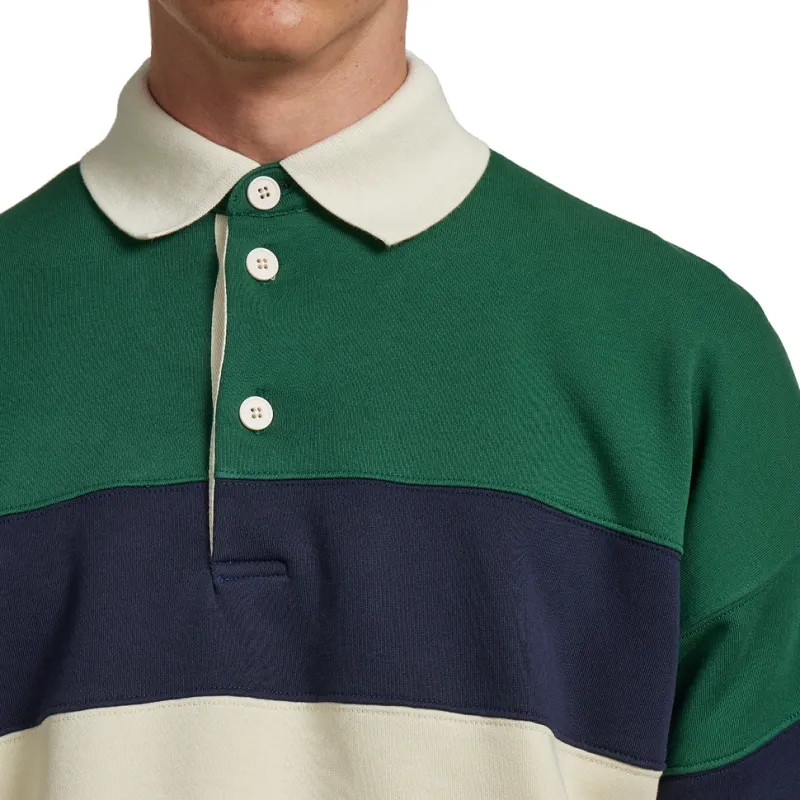 AUTRY Striped Jersey Polo Shirt-6