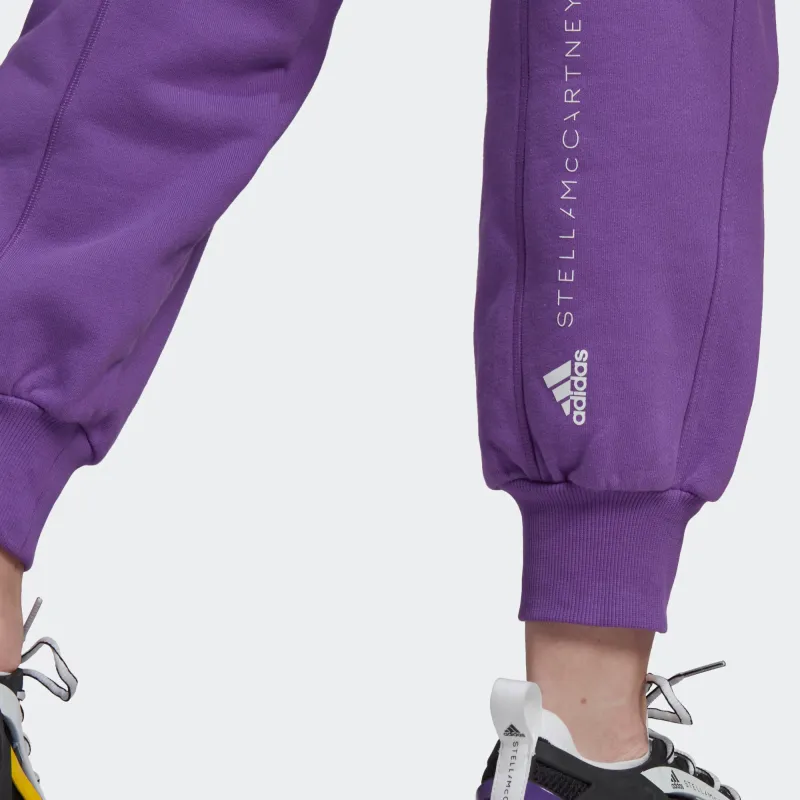 Adidas Knitted Sweatpants Women's Purple-5