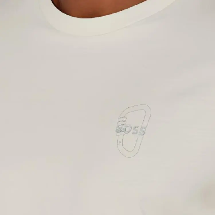 HUGO BOSS T Shirts Men Ecru-4