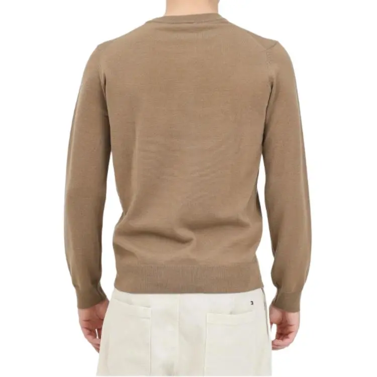 LACOSTE Logo Embroidered Crewneck Knitted Jumper-4