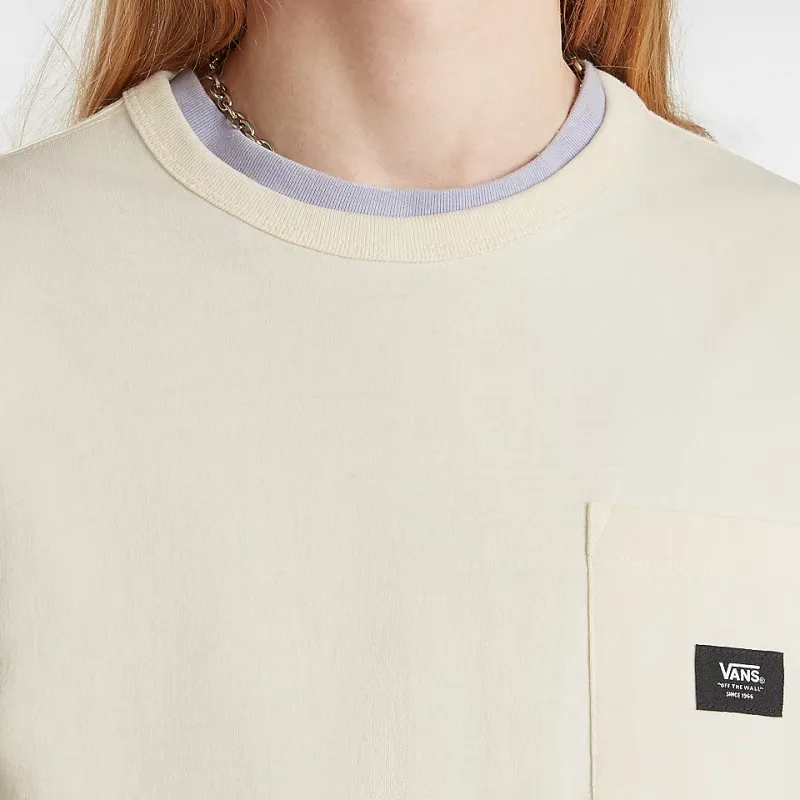 Vans OFF THE WALL T-Shirt Men Ecru-3