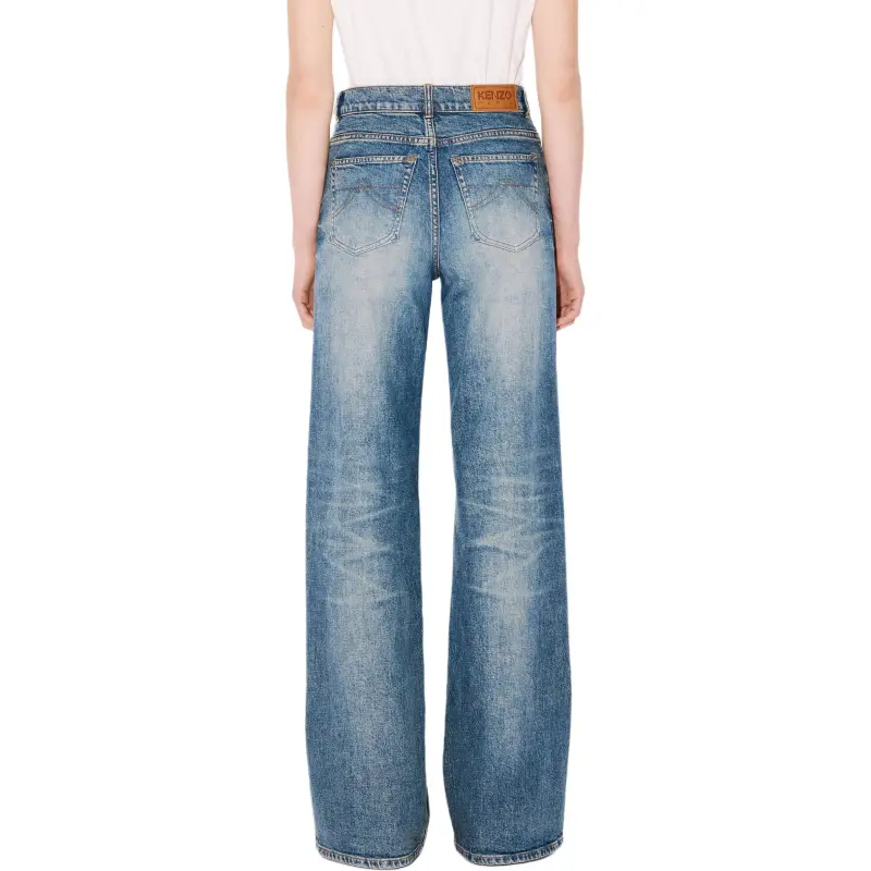 KENZO Ayame Wide Denim Jeans-4