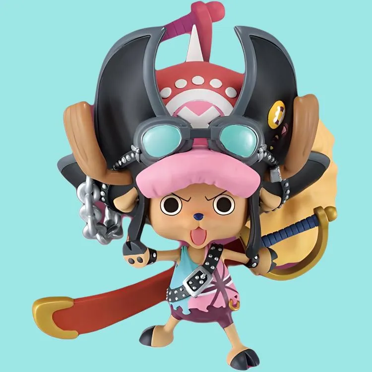 BANPRESTO Tony Chopper Glass Factory Ichiban Kuji One Piece Red Haired Singer More Beat C Awards Bonus Gifts 10cm-4