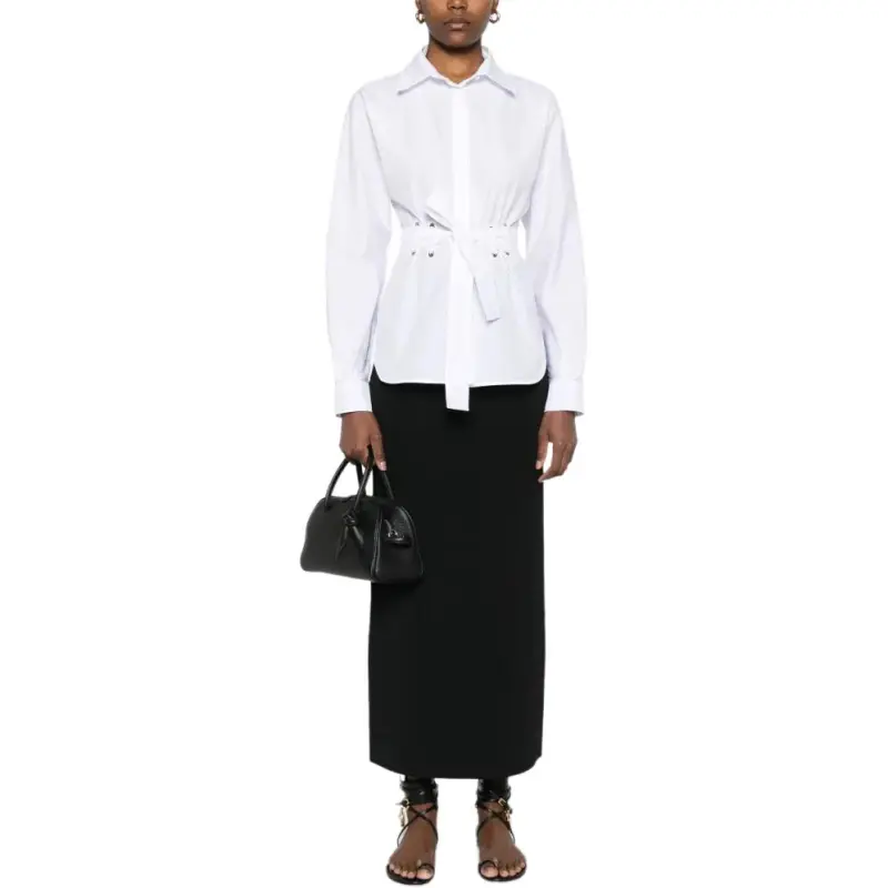 'S MAX MARA SS25 Casual Long Skirts Women's Black-1
