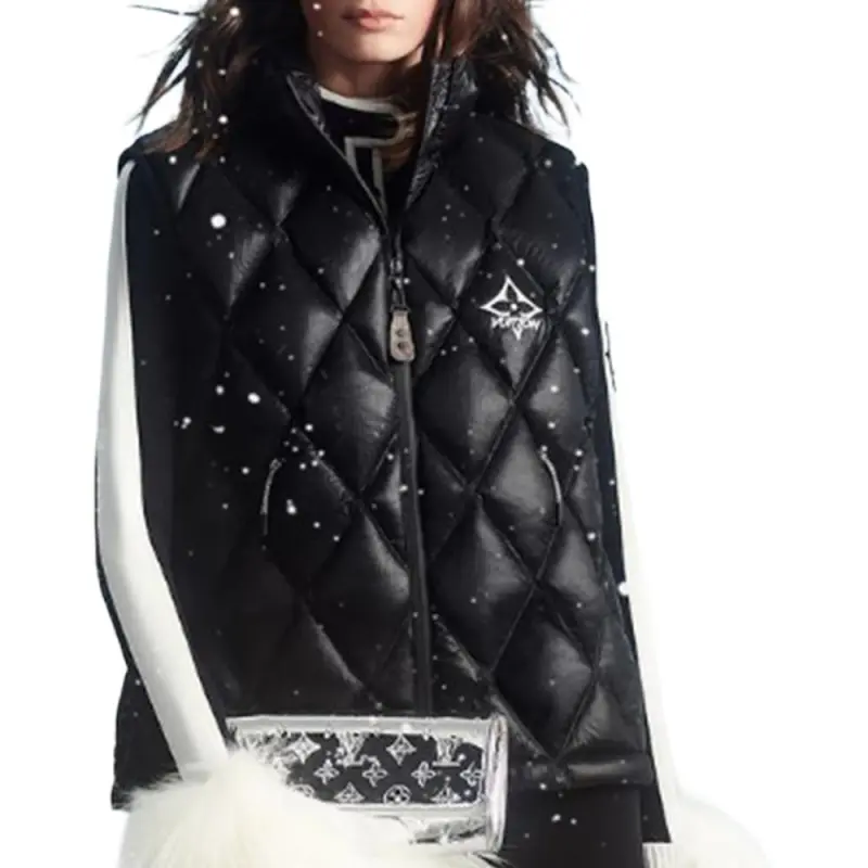 LOUIS VUITTON Diamond Ripstop Puffer Gilet-3