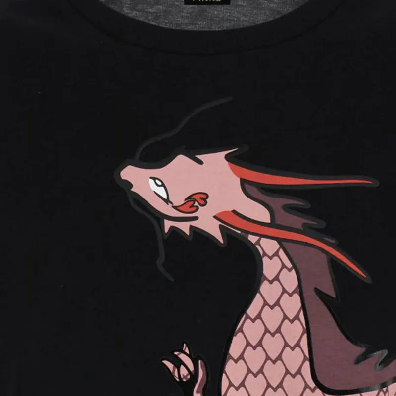PINKO Regular T Shirt Women's Black-2
