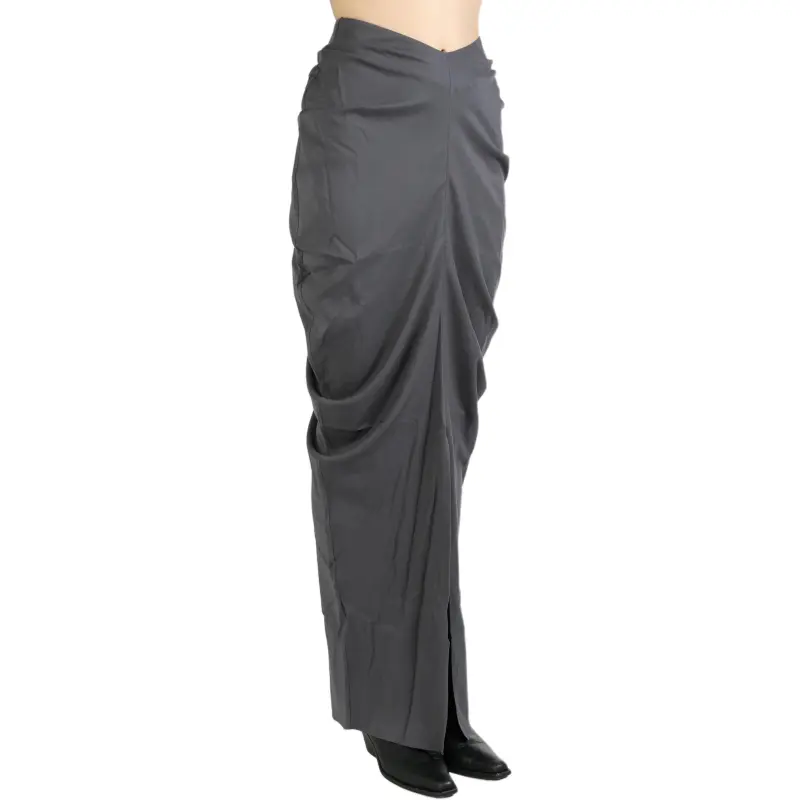 CORTANA Casual Long Skirt Women's Gray-2