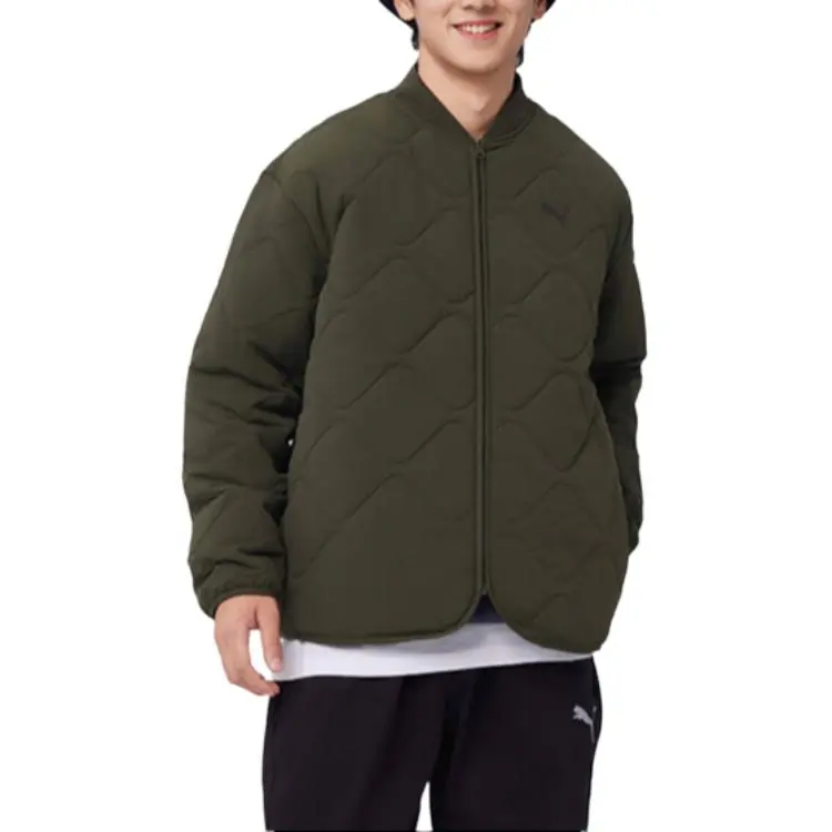 PUMA LIGHTWEIGHT PADDED Jackets Coats Men's Dark Olive-4