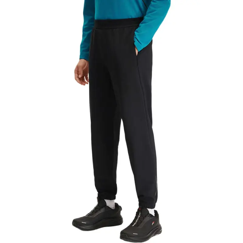 FILA Knitted Sports Pants Men's Pitch Black-4