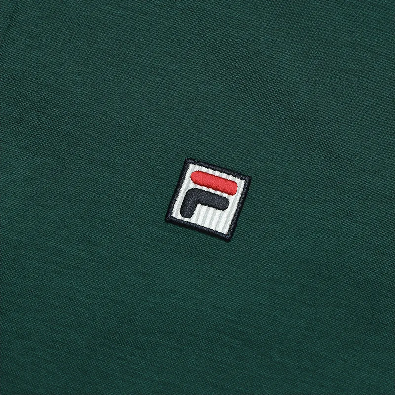 FILA Polo Shirt Men's Dark Forest Green-2