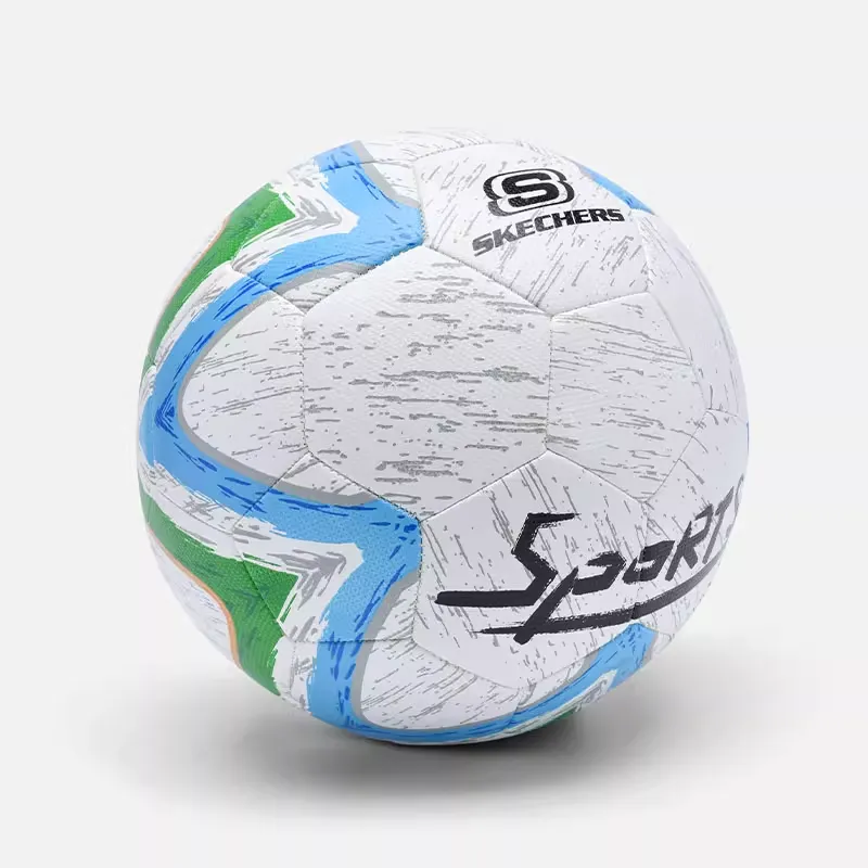 Skechers Size 5 Soccer PU Machine Stitched Soccer Ball Unisex Green-3
