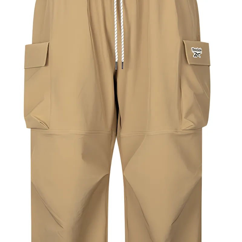 Reebok Casual Pants Unisex Yellow Khaki-2