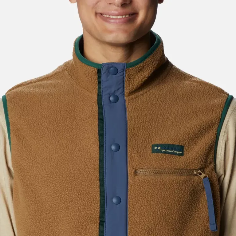 Columbia Helvetia Vest Men's Brown-4