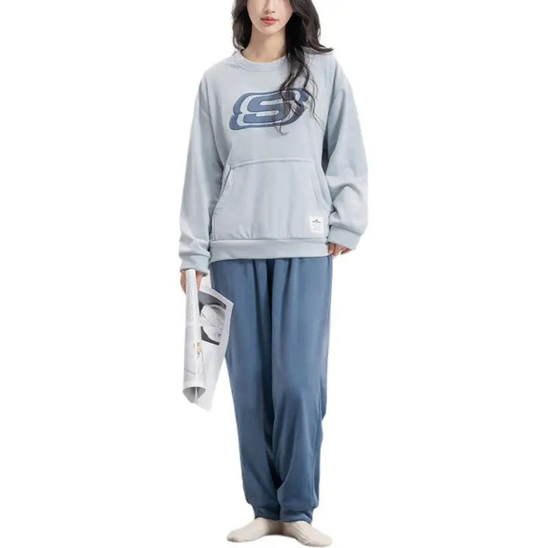 Skechers Pajama Set Women's Light Blue-2