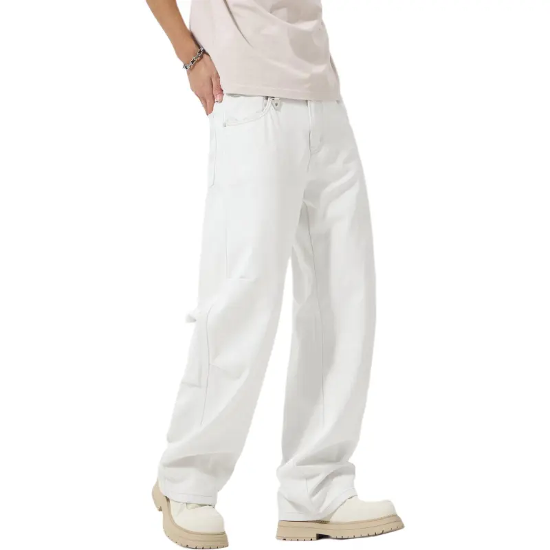 SNOW FLYING Jeans Unisex White-10