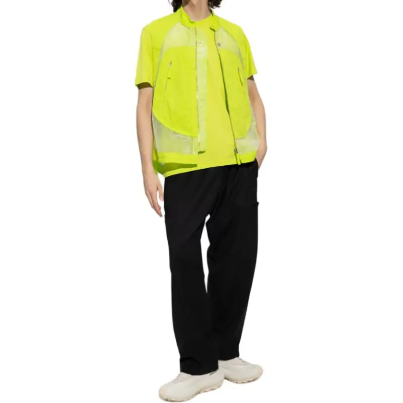 STONE ISLAND Mesh Panelled Zipped Vest-1