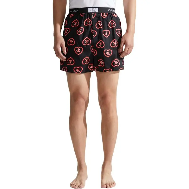 CALVIN KLEIN Underpants Men's 1 Pack Black Neon Heart-1