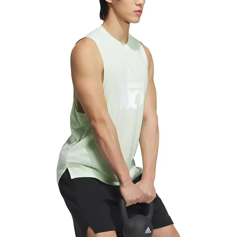 Adidas x LES MILLS/, FW24 Tank Top Unisex Green-4