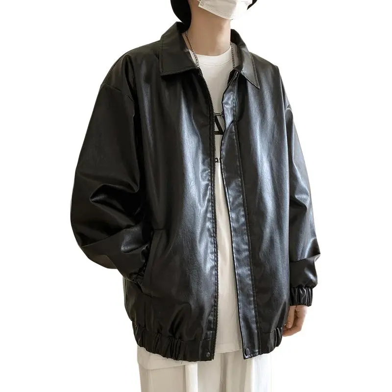 FOR FEAR THAT Leather Jacket Unisex-0